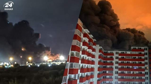 Під Санкт-Петербургом сталася масштабна пожежа на Іжорському промисловому майданчику
