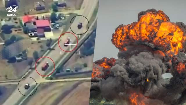 «Птахи Мадяра» показали знищення російських бензовозів у Криму