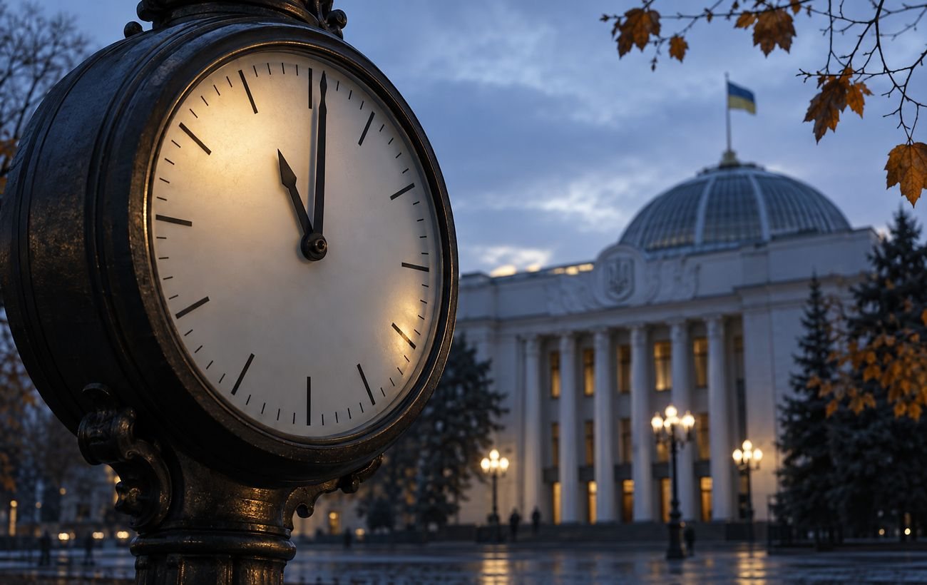 Україна перейде на зимовий час 25 жовтня: закон про скасування сезонних змін досі не підписано