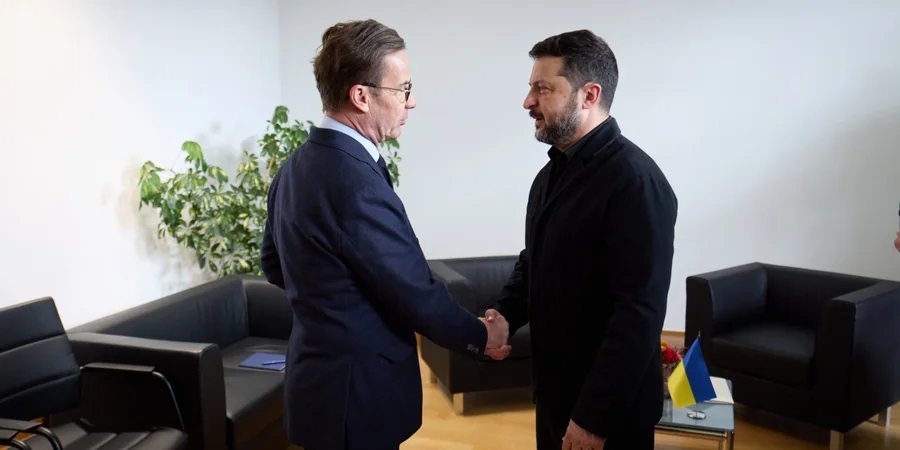 Зеленський після зустрічі з Крістерссоном заявив про очікування поставок Gripen найближчим часом