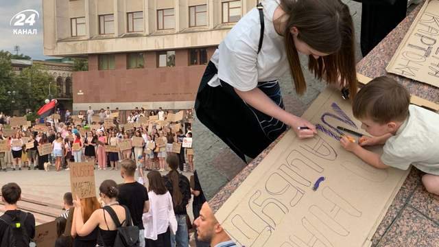 В Україні третій день тривають протести через відставку міністра оборони Федорова