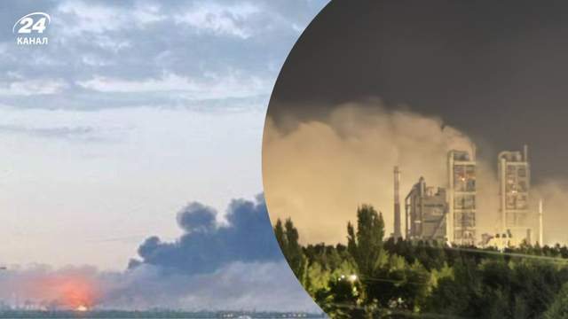 Дрони й ракети атакували кілька промислових об'єктів у Росії, спалахнули пожежі