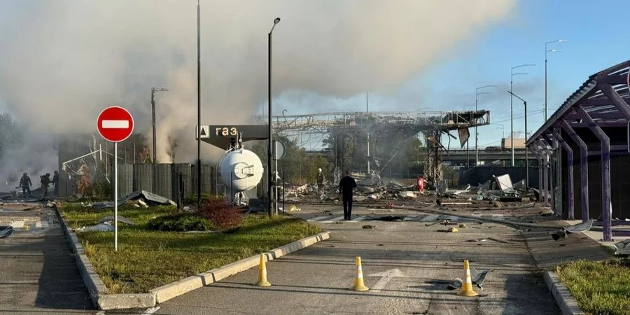 Росія атакувала Київ реактивними шахедами: уражено склади, бізнес-центр і дві АЗС